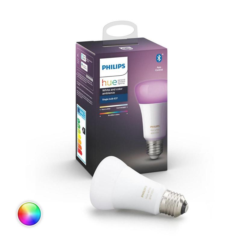 Imagen de Bombilla Inteligente LED E27 6.5W A60 PHILIPS Hue White Color