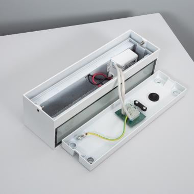 Imagen de Aplique de Pared Exterior LED 10W Aluminio Iluminación Doble Cara Rectangular Blanco Lena