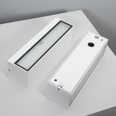 Imagen de Aplique de Pared Exterior LED 10W Aluminio Iluminación Doble Cara Rectangular Blanco Lena