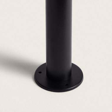 Imagem de Baliza Solar Exterior LED 6W Superfície de Pé 45cm com Detector de Movimento Helios Inox 304