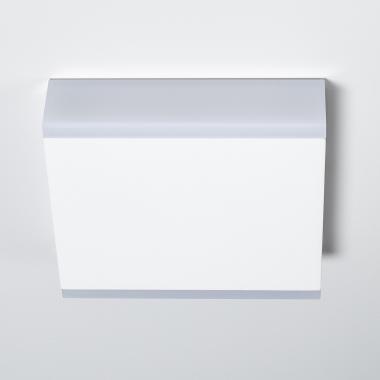 Imagen de Aplique de Pared Exterior LED 6W Aluminio Iluminación Doble Cara Cuadrado Blanco Orus