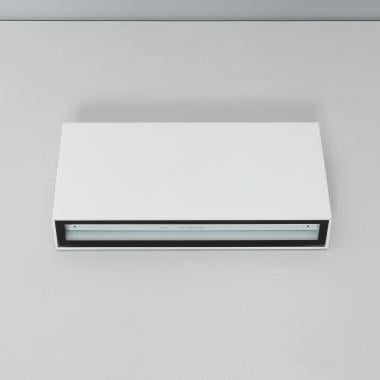 Imagen de Aplique de Pared Exterior LED 10W Aluminio Iluminación Doble Cara Rectangular Blanco Luming II