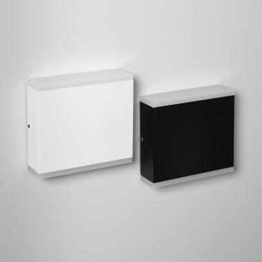 Imagen de Aplique de Pared Exterior LED 6W Iluminación Doble Cara Cuadrado Blanco Orus Imagen de Aplique de Pared Exterior LED 6W Iluminación Doble Cara Cuadrado Blanco Orus