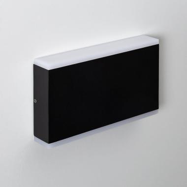 Imagen de Aplique de Pared Exterior LED 10W Aluminio Iluminación Doble Cara Rectangular Negro Hera