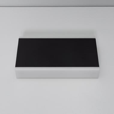 Imagen de Aplique de Pared Exterior LED 10W Aluminio Iluminación Doble Cara Rectangular Negro Hera