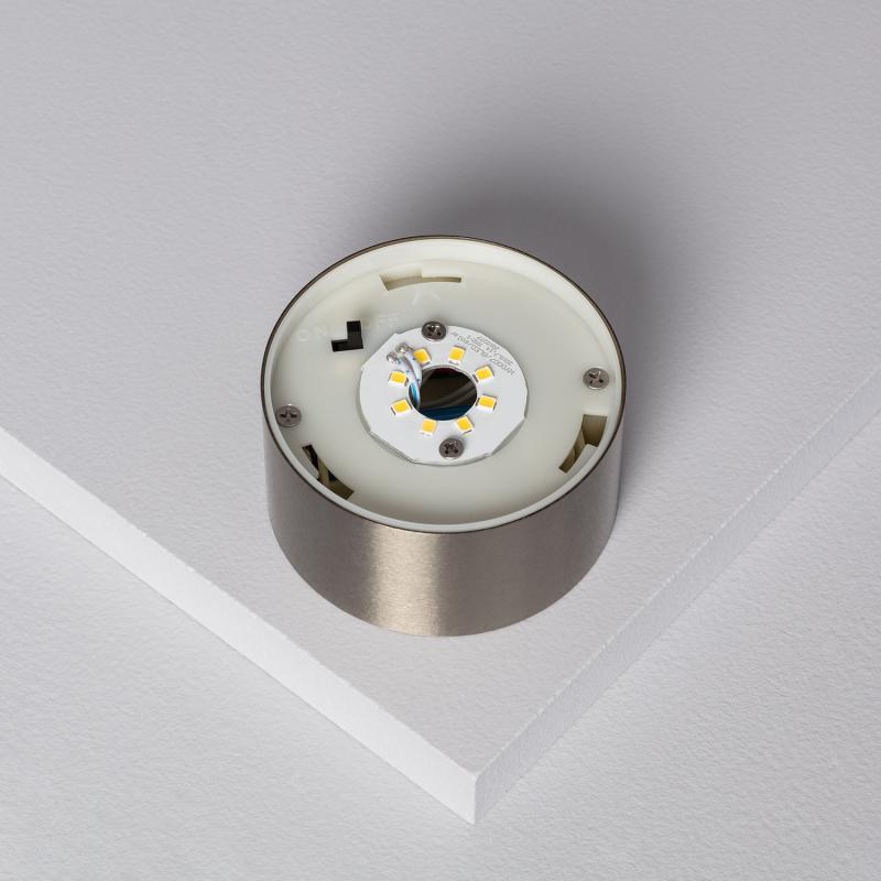 Imagem de Aplique de Parede LED 1.5W Solar Aço Inox com Detector de Movimento PIR Inti