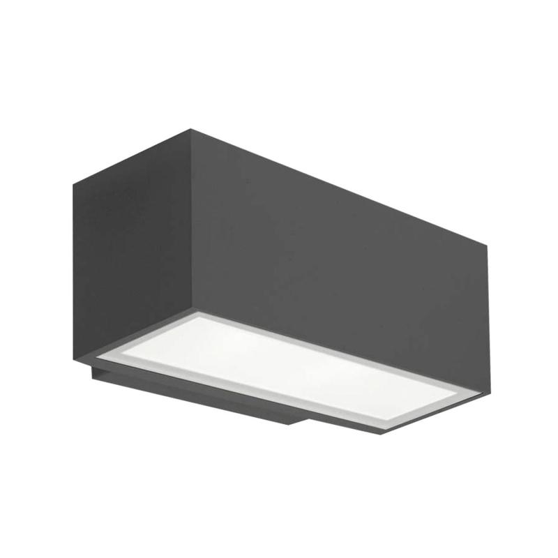 Imagem de Aplique LED Afrodita Duas Caras 17,5W IP65 Cinza Urbano LEDS-C4 05-9911-Z5-CL