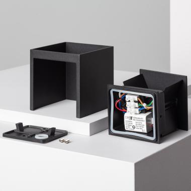 Imagem de Aplique de Parede Exterior LED 6W de Alumínio Iluminação Dupla Eros Preto