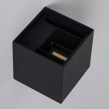 Imagem de Aplique de Parede Exterior LED 6W de Alumínio Iluminação Dupla Eros Preto