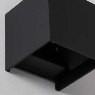 Imagem de Aplique de Parede Exterior LED 6W de Alumínio Iluminação Dupla Eros Preto