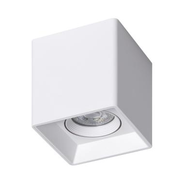 Produto de Aplique de Teto Quadrado Branco com Lâmpada GU10 Space