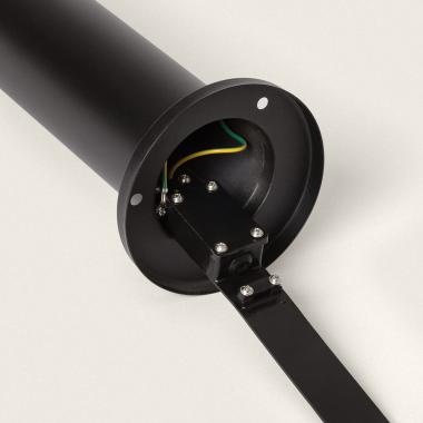 Imagem de Baliza Exterior LED 5W Superfície Pé 30cm Aço Inoxidável Inti Preto