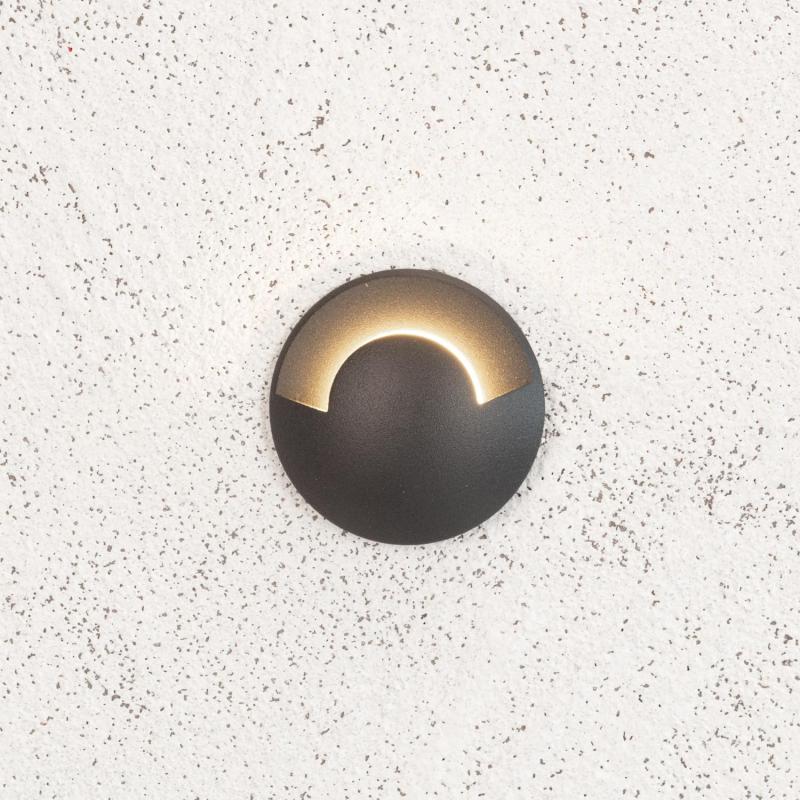 Imagen de Baliza Exterior LED Empotrable Suelo 1L 24V DC Loto Negro