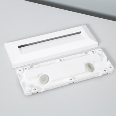 Imagen de Baliza Exterior LED 2W Superficie Pared Rectangular Blanco Élide