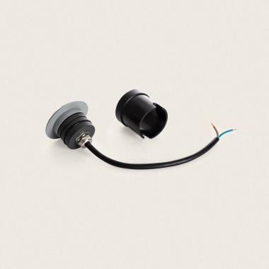Producto de Baliza Exterior LED Empotrable Suelo 1L 24V DC Loto Gris