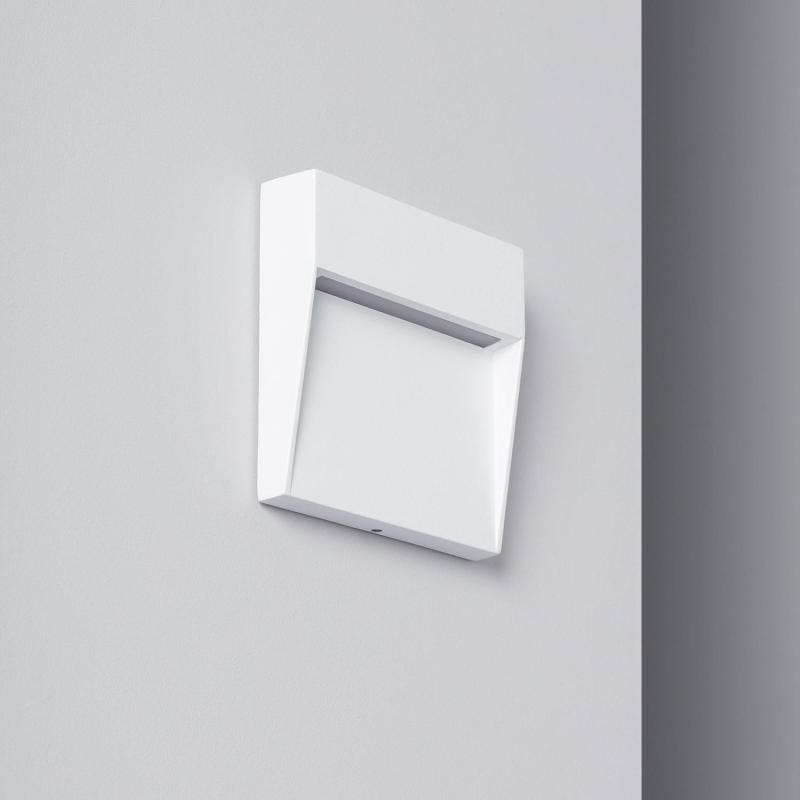 Imagem de Aplique de Parede LED 4W de Alumínio Quadrado Jade Branco