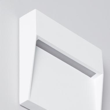 Imagem de Aplique de Parede LED 4W de Alumínio Quadrado Jade Branco