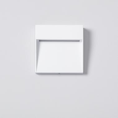 Imagem de Aplique de Parede LED 4W de Alumínio Quadrado Jade Branco