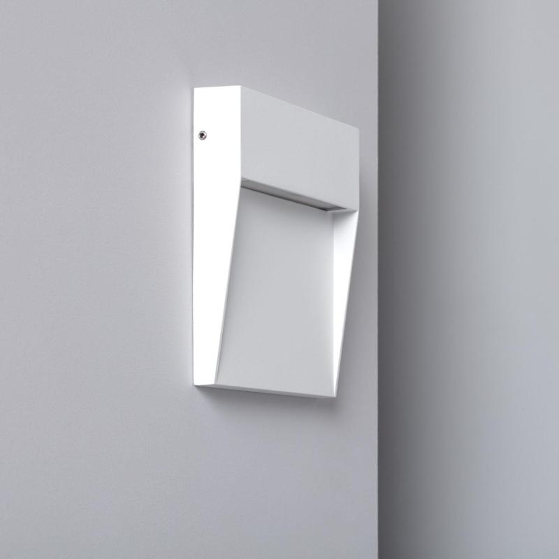 Imagem de Aplique de Parede LED 6.5W de Alumínio Quadrado Jade Branco