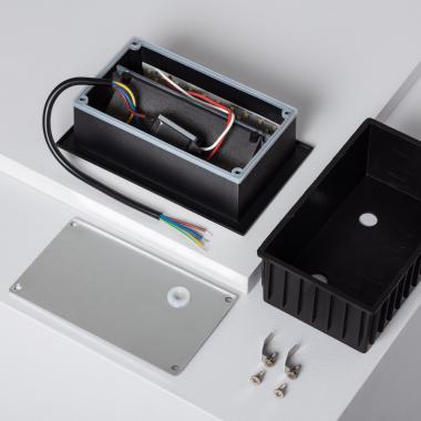 Imagem de Baliza de Parede LED 5W de Alumínio Preto para Exterior Goethe Horizon