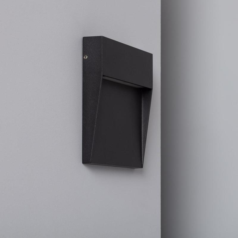 Imagem de Aplique de Parede LED 6.5W de Alumínio Quadrado Jade Preto