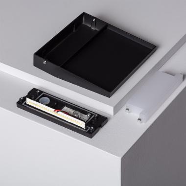 Imagem de Aplique de Parede LED 6.5W de Alumínio Quadrado Jade Preto