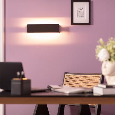 Imagen de Aplique de Pared LED 10W de Aluminio Lars Negro