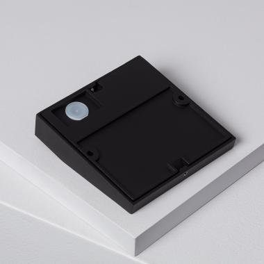 Imagem de Aplique de Parede LED 4W de Alumínio Quadrado Jade Preto