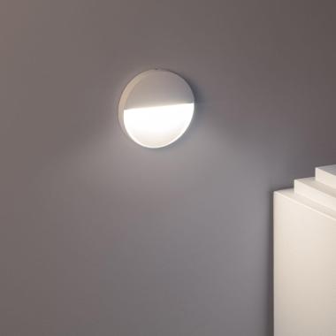 Imagem de Aplique de Parede LED 4W de Alumínio Circular Jade Branco