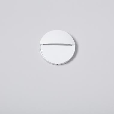 Imagem de Aplique de Parede LED 4W de Alumínio Circular Jade Branco