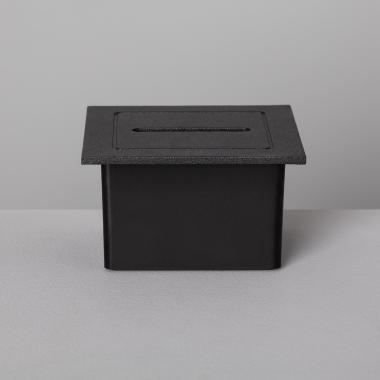 Imagem de Baliza Exterior LED 3W Encastrável de Parede Preto Linear Wabi