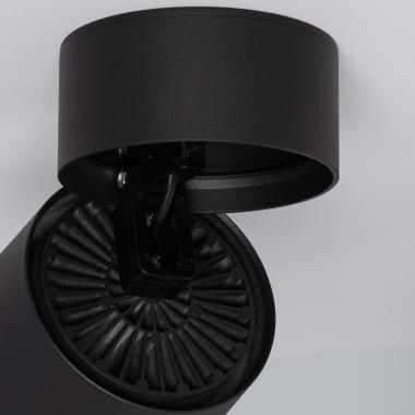 Imagem de Aplique LED 30W de Alumínio Circular Preto New Onuba 