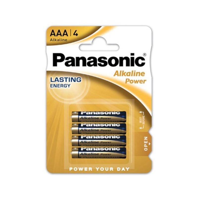 Imagen de Blíster 4 Pilas Alcalinas 1,5V PANASONIC AAA LR03 