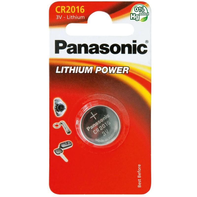 Imagem de Bateria 1 Pilha de Lítio 3V  Panasonic CR-2016EL/1B