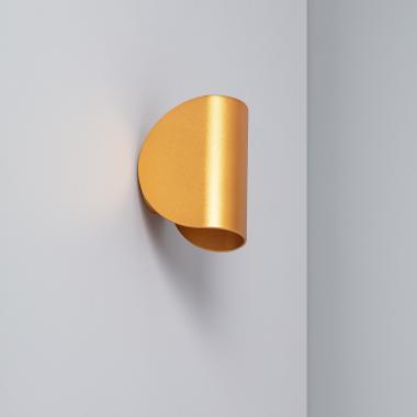 Imagem de Aplique de Parede LED 6W de Alumínio Iluminação Dupla Gaia  Dourado