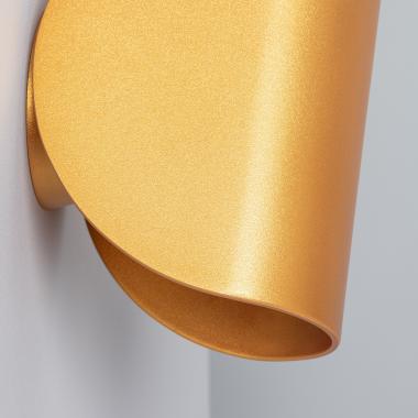 Imagem de Aplique de Parede LED 6W de Alumínio Iluminação Dupla Gaia  Dourado