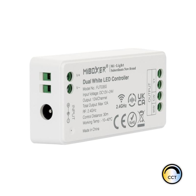 Imagem de Controlador Regulador LED CCT 12/24V DC MiBoxer FUT035S 