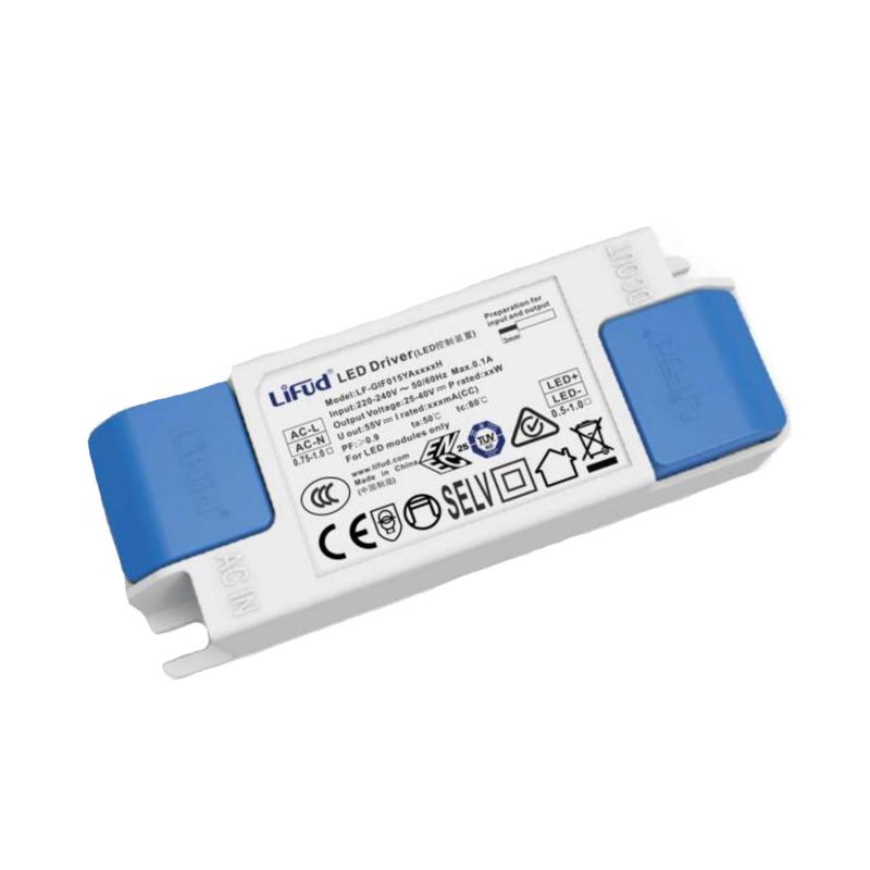 Imagen de Driver LIFUD 220-240V No Flicker Salida 25-40V 350mA 14W LF-GIF015YA350