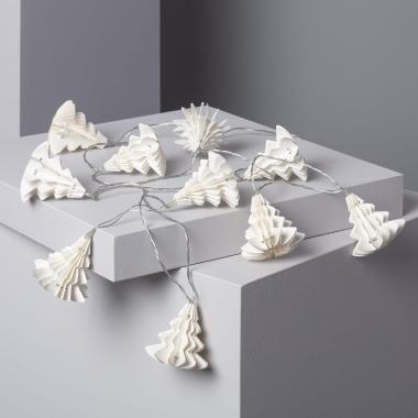 Imagem de Grinalda de Luzes LED Árvore Papel com Bateria 2.1m