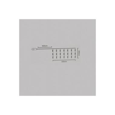 Imagen de Cortina de Guirnaldas LED Exterior 480LEDS 2m Transparente