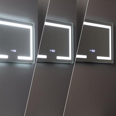Imagem de Espelho LED Anti-embaçante Táctil 40x70 cm Seona