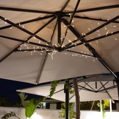 Imagem de Grinalda LED à Pilhas para Guarda-Sol 1m