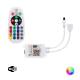 Imagem de Controlador Regulador WiFi Fita LED RGB 12/24V DC com Comando IR