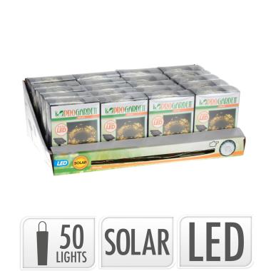 Imagen de Guirnalda Solar Exterior LED RGB Kentia 50LEDS 7m