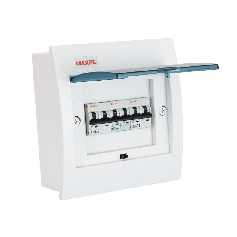 Imagem de Quadro Elétrico Encastrável Porta Transparente IP30 MAXGE SIGMA ECO 