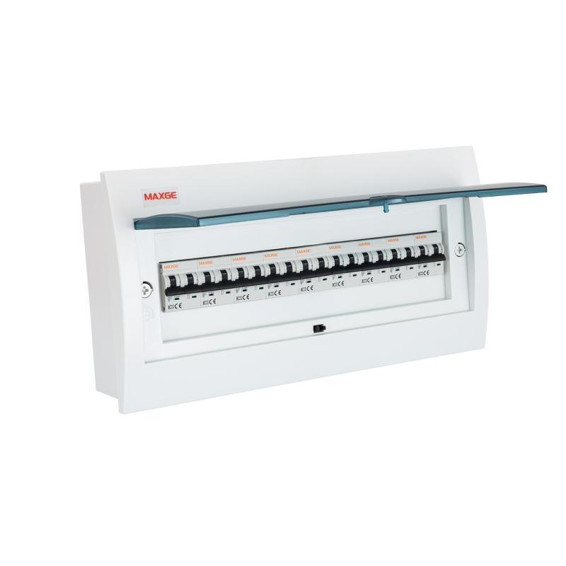 Imagem de Quadro Elétrico Encastrável Porta Transparente IP30 MAXGE SIGMA ECO