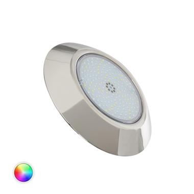 Imagen de Foco Piscina Superficie LED RGBW Sumergible 12V DC IP68 Acero Inoxidable 12W