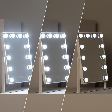 Imagen de Espejo con Luz LED Táctil 48x37 cm Corralejo 