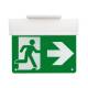 Imagen de Luz Emergencia LED Superficie Permanente con Cartel Doble Cara con Autotest