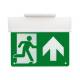 Imagen de Luz Emergencia LED Superficie Permanente con Cartel Doble Cara con Autotest